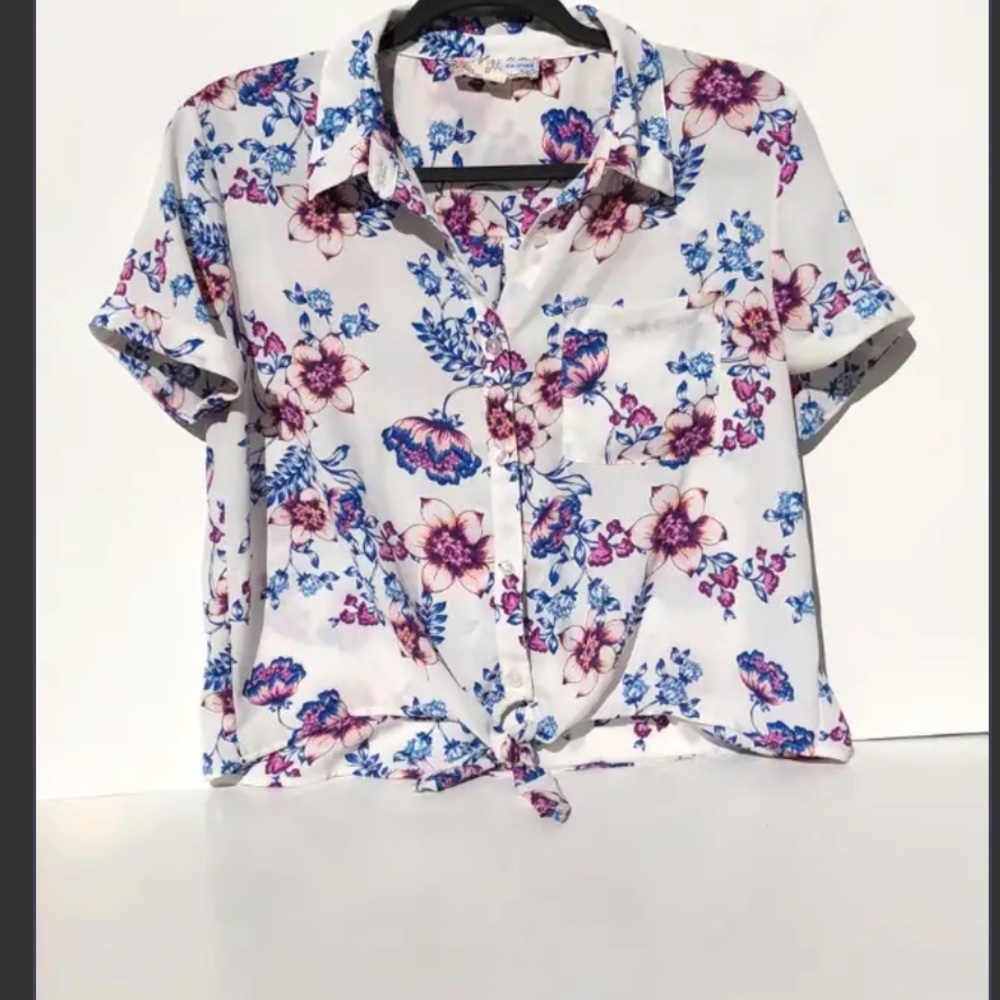 Vintage Flower Blouse